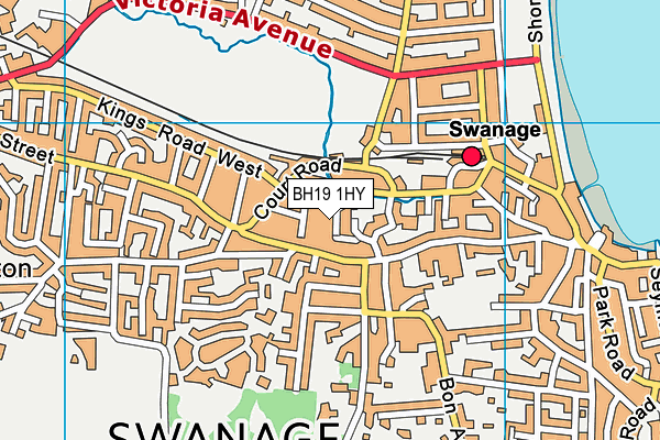 BH19 1HY map - OS VectorMap District (Ordnance Survey) BH19 1HY map - OS VectorMap District (Ordnance Survey)