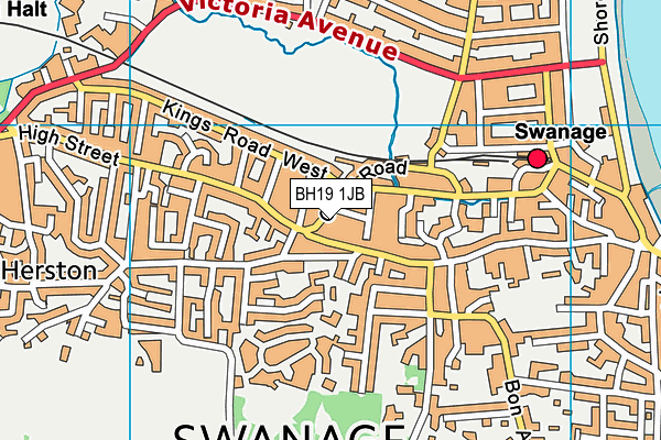 BH19 1JB map - OS VectorMap District (Ordnance Survey) BH19 1JB map - OS VectorMap District (Ordnance Survey)