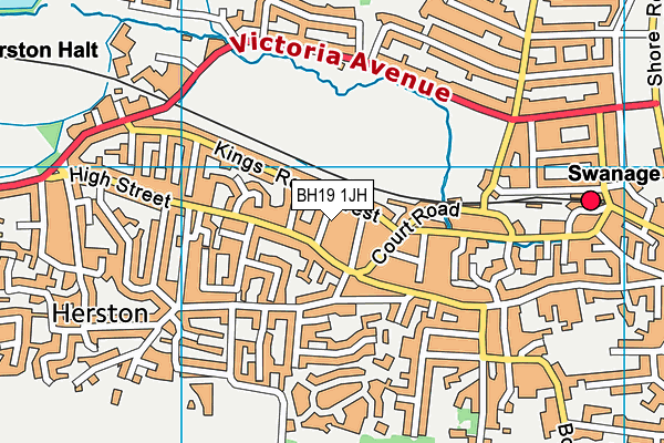 BH19 1JH map - OS VectorMap District (Ordnance Survey) BH19 1JH map - OS VectorMap District (Ordnance Survey)