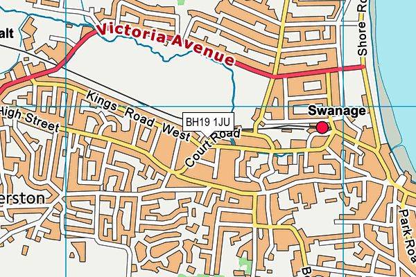 BH19 1JU map - OS VectorMap District (Ordnance Survey) BH19 1JU map - OS VectorMap District (Ordnance Survey)