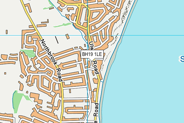 BH19 1LE map - OS VectorMap District (Ordnance Survey) BH19 1LE map - OS VectorMap District (Ordnance Survey)