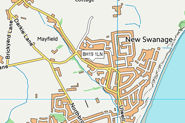 BH19 1LN map - OS VectorMap District (Ordnance Survey) BH19 1LN map - OS VectorMap District (Ordnance Survey)