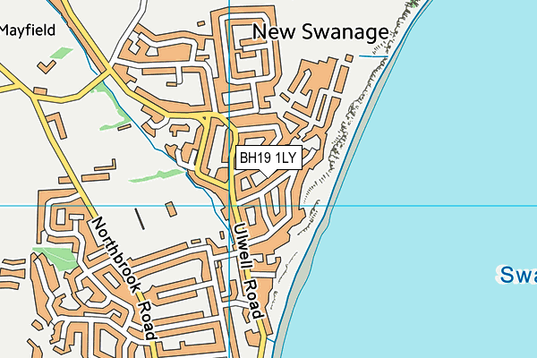 BH19 1LY map - OS VectorMap District (Ordnance Survey)