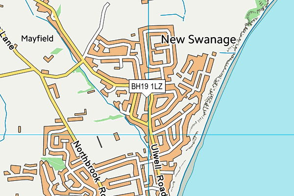 BH19 1LZ map - OS VectorMap District (Ordnance Survey) BH19 1LZ map - OS VectorMap District (Ordnance Survey)