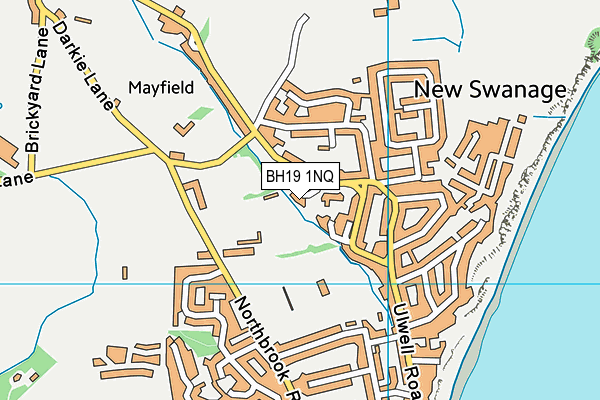 BH19 1NQ map - OS VectorMap District (Ordnance Survey) BH19 1NQ map - OS VectorMap District (Ordnance Survey)