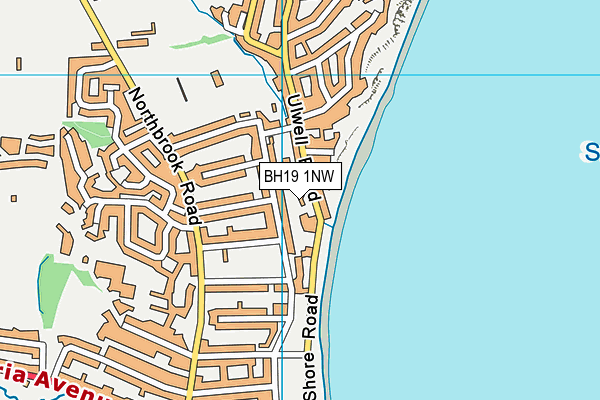 BH19 1NW map - OS VectorMap District (Ordnance Survey) BH19 1NW map - OS VectorMap District (Ordnance Survey)