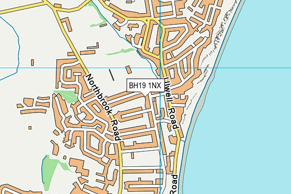 BH19 1NX map - OS VectorMap District (Ordnance Survey) BH19 1NX map - OS VectorMap District (Ordnance Survey)