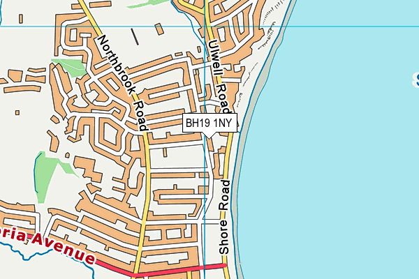BH19 1NY map - OS VectorMap District (Ordnance Survey) BH19 1NY map - OS VectorMap District (Ordnance Survey)