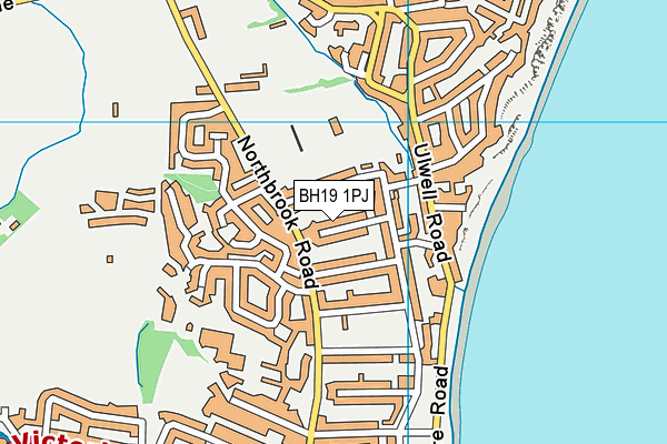 BH19 1PJ map - OS VectorMap District (Ordnance Survey) BH19 1PJ map - OS VectorMap District (Ordnance Survey)