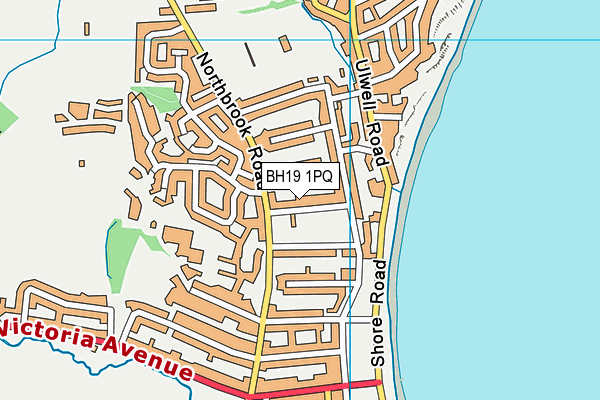 BH19 1PQ map - OS VectorMap District (Ordnance Survey) BH19 1PQ map - OS VectorMap District (Ordnance Survey)
