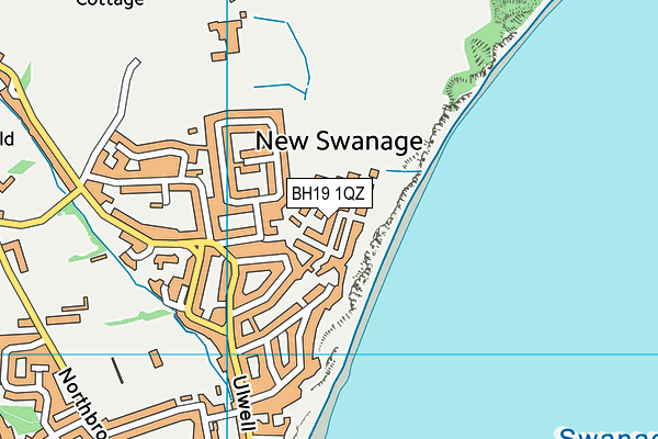 BH19 1QZ map - OS VectorMap District (Ordnance Survey) BH19 1QZ map - OS VectorMap District (Ordnance Survey)