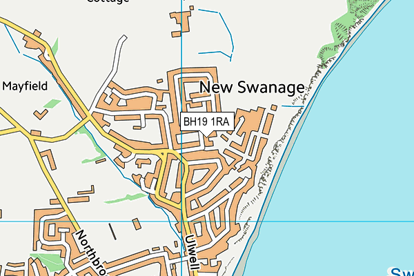 BH19 1RA map - OS VectorMap District (Ordnance Survey) BH19 1RA map - OS VectorMap District (Ordnance Survey)