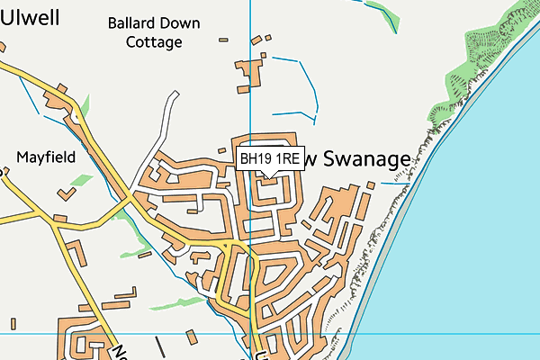 BH19 1RE map - OS VectorMap District (Ordnance Survey) BH19 1RE map - OS VectorMap District (Ordnance Survey)