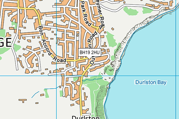 BH19 2HU map - OS VectorMap District (Ordnance Survey) BH19 2HU map - OS VectorMap District (Ordnance Survey)