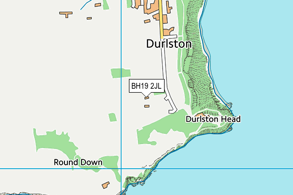 BH19 2JL map - OS VectorMap District (Ordnance Survey) BH19 2JL map - OS VectorMap District (Ordnance Survey)