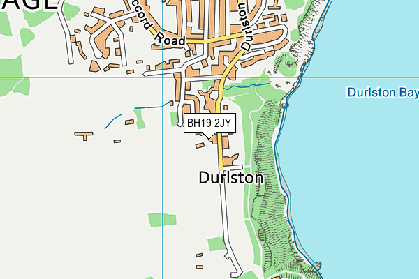 BH19 2JY map - OS VectorMap District (Ordnance Survey) BH19 2JY map - OS VectorMap District (Ordnance Survey)