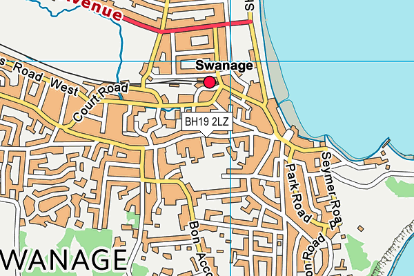 BH19 2LZ map - OS VectorMap District (Ordnance Survey) BH19 2LZ map - OS VectorMap District (Ordnance Survey)