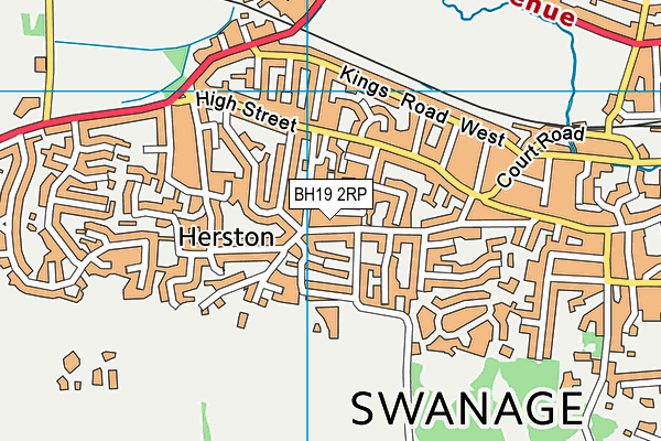 BH19 2RP map - OS VectorMap District (Ordnance Survey) BH19 2RP map - OS VectorMap District (Ordnance Survey)