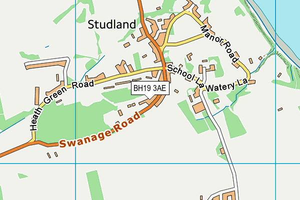 BH19 3AE map - OS VectorMap District (Ordnance Survey) BH19 3AE map - OS VectorMap District (Ordnance Survey)