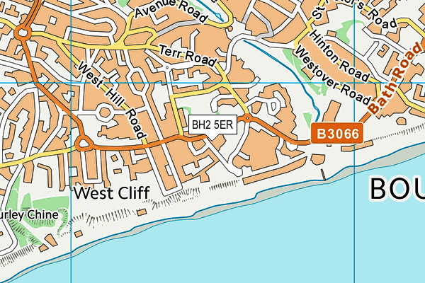 BH2 5ER map - OS VectorMap District (Ordnance Survey) BH2 5ER map - OS VectorMap District (Ordnance Survey)