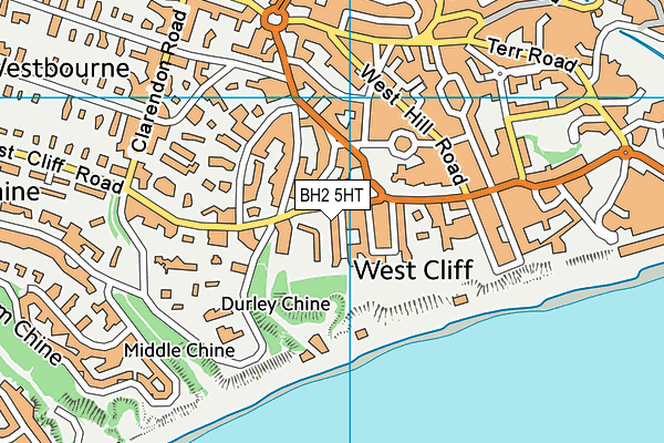 BH2 5HT map - OS VectorMap District (Ordnance Survey) BH2 5HT map - OS VectorMap District (Ordnance Survey)