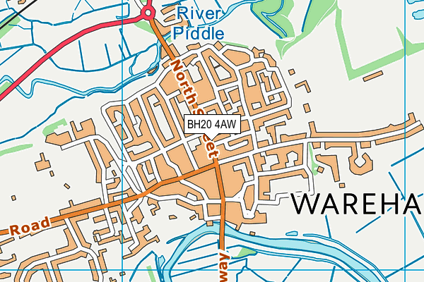 BH20 4AW map - OS VectorMap District (Ordnance Survey) BH20 4AW map - OS VectorMap District (Ordnance Survey)