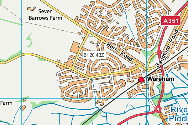BH20 4BZ map - OS VectorMap District (Ordnance Survey) BH20 4BZ map - OS VectorMap District (Ordnance Survey)