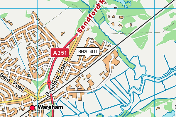 BH20 4DT map - OS VectorMap District (Ordnance Survey) BH20 4DT map - OS VectorMap District (Ordnance Survey)