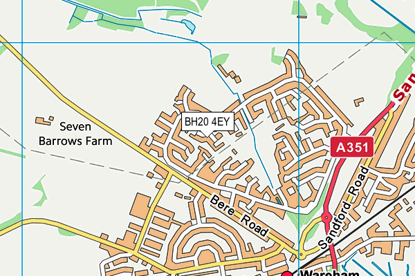 BH20 4EY map - OS VectorMap District (Ordnance Survey) BH20 4EY map - OS VectorMap District (Ordnance Survey)