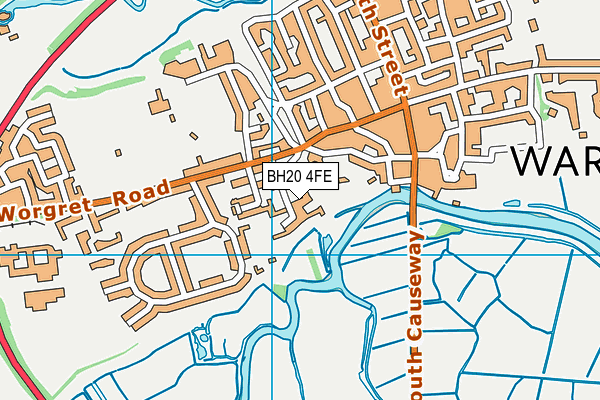 BH20 4FE map - OS VectorMap District (Ordnance Survey) BH20 4FE map - OS VectorMap District (Ordnance Survey)