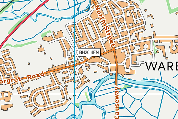 BH20 4FN map - OS VectorMap District (Ordnance Survey) BH20 4FN map - OS VectorMap District (Ordnance Survey)