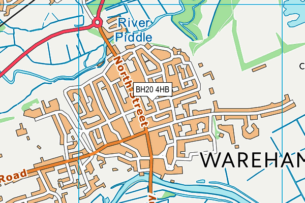 BH20 4HB map - OS VectorMap District (Ordnance Survey) BH20 4HB map - OS VectorMap District (Ordnance Survey)