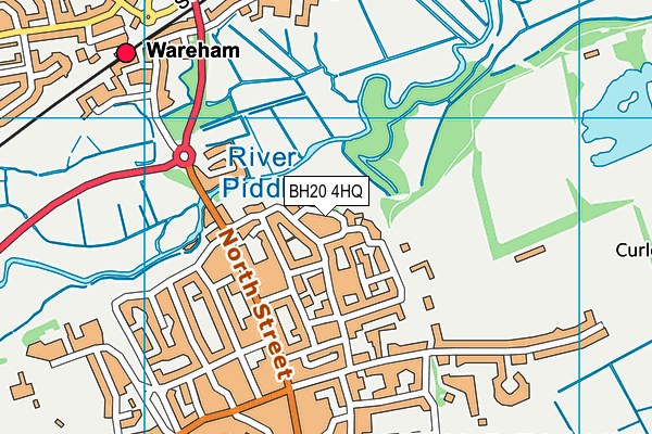 BH20 4HQ map - OS VectorMap District (Ordnance Survey)