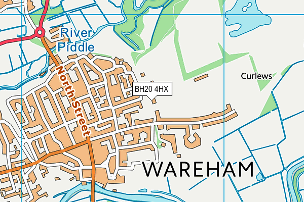BH20 4HX map - OS VectorMap District (Ordnance Survey) BH20 4HX map - OS VectorMap District (Ordnance Survey)