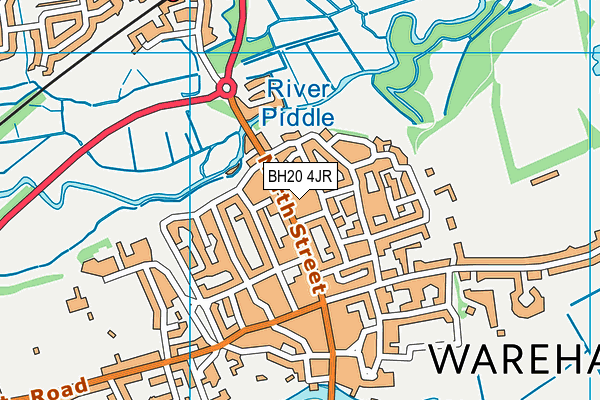 BH20 4JR map - OS VectorMap District (Ordnance Survey) BH20 4JR map - OS VectorMap District (Ordnance Survey)