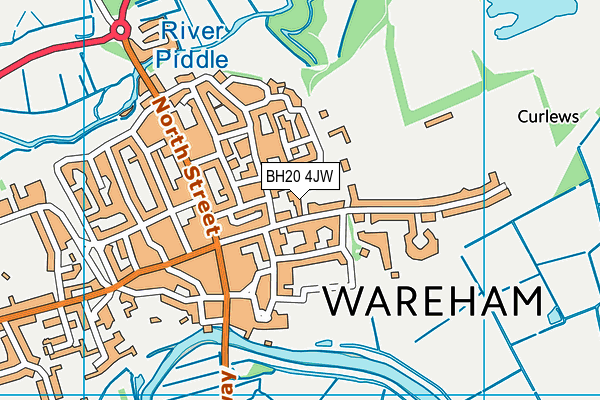 BH20 4JW map - OS VectorMap District (Ordnance Survey) BH20 4JW map - OS VectorMap District (Ordnance Survey)