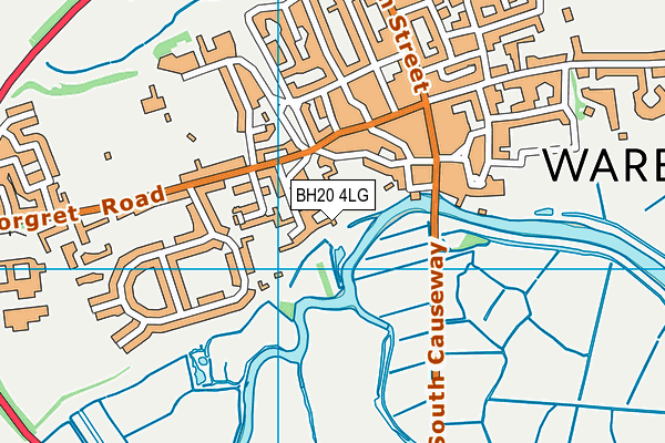 BH20 4LG map - OS VectorMap District (Ordnance Survey) BH20 4LG map - OS VectorMap District (Ordnance Survey)