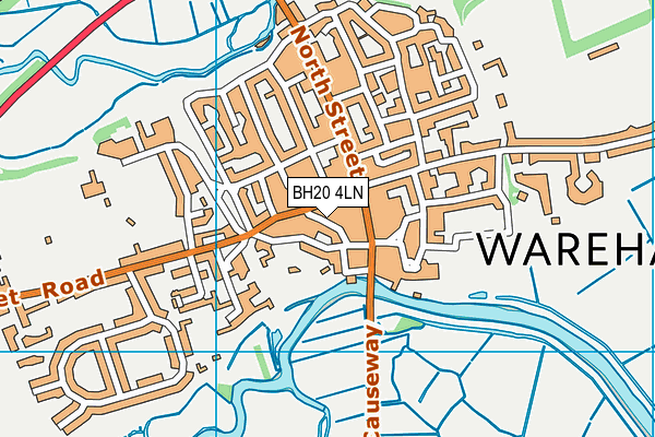 BH20 4LN map - OS VectorMap District (Ordnance Survey) BH20 4LN map - OS VectorMap District (Ordnance Survey)