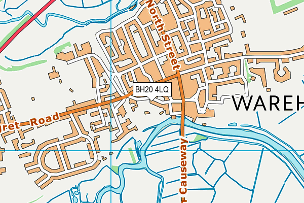 BH20 4LQ map - OS VectorMap District (Ordnance Survey) BH20 4LQ map - OS VectorMap District (Ordnance Survey)