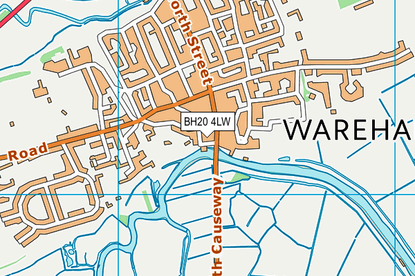 BH20 4LW map - OS VectorMap District (Ordnance Survey) BH20 4LW map - OS VectorMap District (Ordnance Survey)