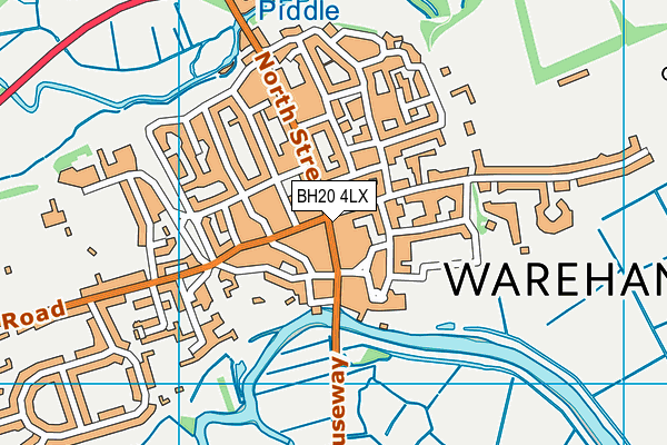 BH20 4LX map - OS VectorMap District (Ordnance Survey) BH20 4LX map - OS VectorMap District (Ordnance Survey)