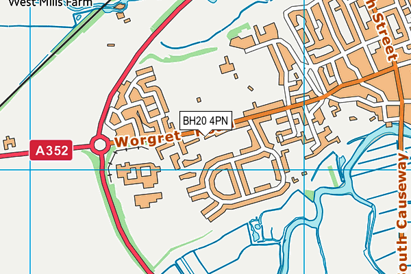 BH20 4PN map - OS VectorMap District (Ordnance Survey) BH20 4PN map - OS VectorMap District (Ordnance Survey)