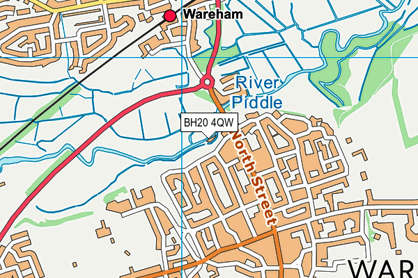 BH20 4QW map - OS VectorMap District (Ordnance Survey) BH20 4QW map - OS VectorMap District (Ordnance Survey)