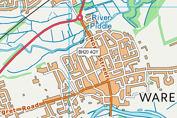 BH20 4QY map - OS VectorMap District (Ordnance Survey) BH20 4QY map - OS VectorMap District (Ordnance Survey)