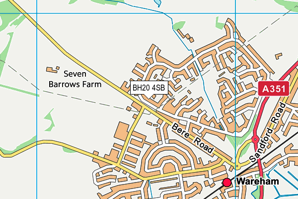 BH20 4SB map - OS VectorMap District (Ordnance Survey) BH20 4SB map - OS VectorMap District (Ordnance Survey)