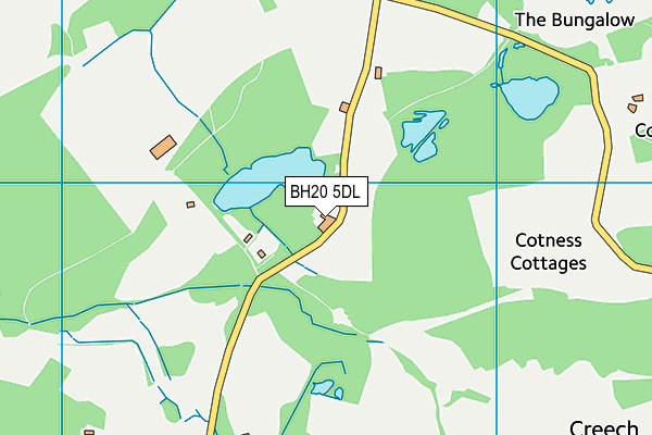 BH20 5DL map - OS VectorMap District (Ordnance Survey) BH20 5DL map - OS VectorMap District (Ordnance Survey)