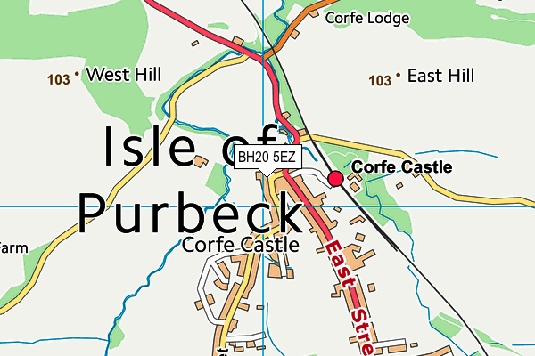 BH20 5EZ map - OS VectorMap District (Ordnance Survey) BH20 5EZ map - OS VectorMap District (Ordnance Survey)