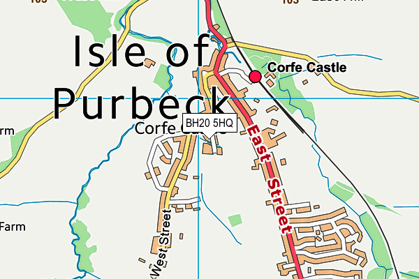 BH20 5HQ map - OS VectorMap District (Ordnance Survey) BH20 5HQ map - OS VectorMap District (Ordnance Survey)