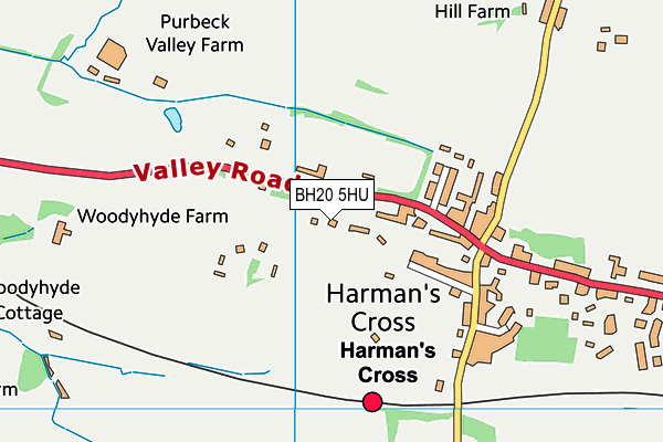 BH20 5HU map - OS VectorMap District (Ordnance Survey) BH20 5HU map - OS VectorMap District (Ordnance Survey)