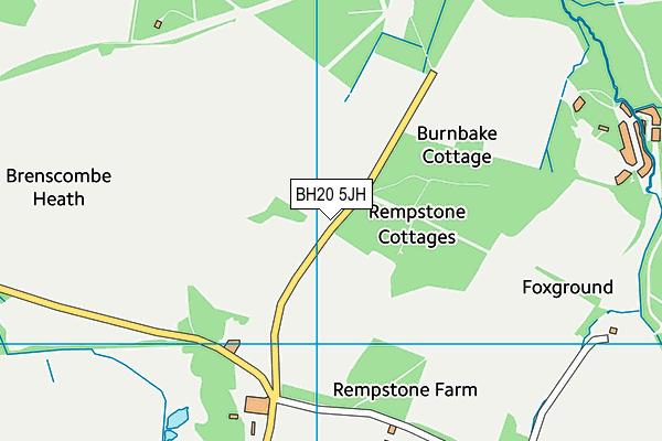 BH20 5JH map - OS VectorMap District (Ordnance Survey) BH20 5JH map - OS VectorMap District (Ordnance Survey)